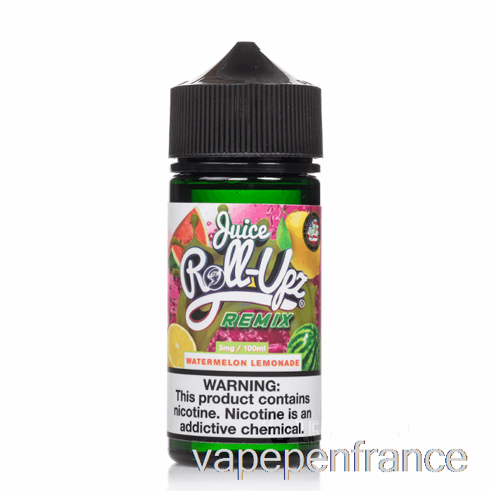 Limonade à La Pastèque - Jus Roll Upz Remix - 100 Ml 0 Mg Stylo Vape